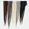 Solid Color Mesh Shawl 190×60cm Air-Conditioning Shawl  Spring Summer for Women