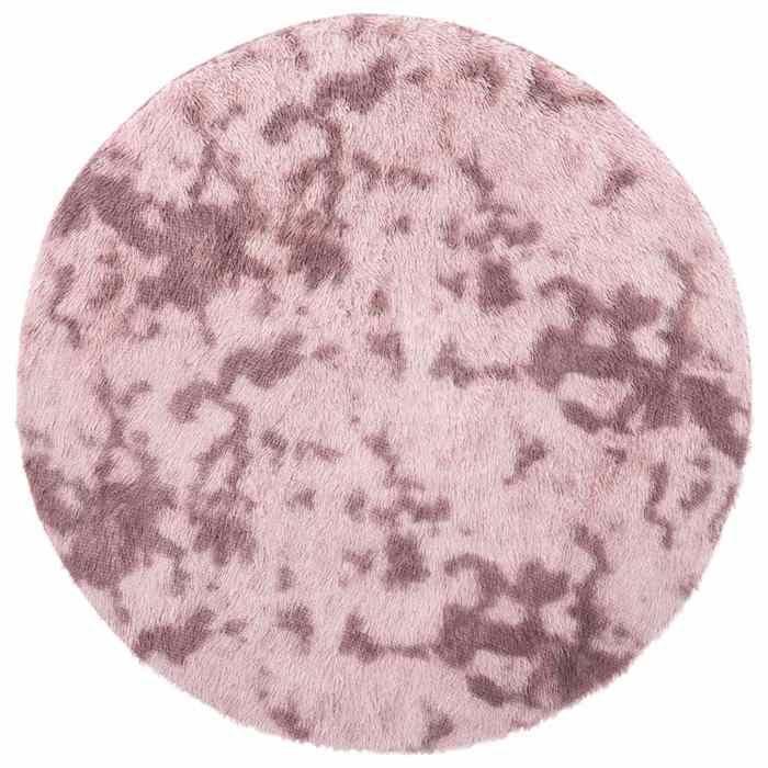 VidaXL Shaggy Rug with Long Pile Powder Pink 200x200 Cm Polyester, Rug, Bedroom Rug, Modern Rug, Living Room Rug, 4102921