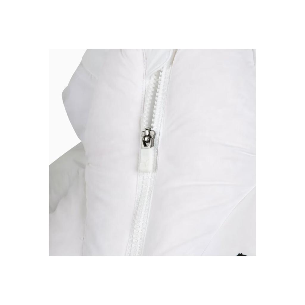 Puma Giacca Piumino Sportiva Casual con Cappuccio e Stampa Logo Monocolore da Uomo Giacca Bianco 933464-03