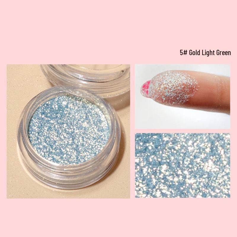 Alpha Professional Eye Shadow: Fine Glitter Powder for Brightening and Children's Stage Performance Highlight Powder