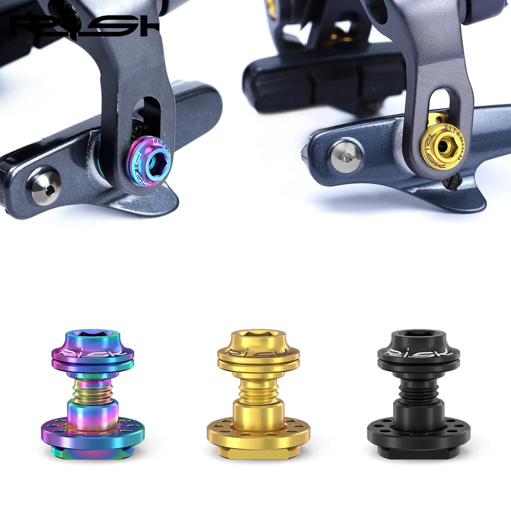 Titanium Alloy Bike Brake Caliper Kit Complete Set R8000 UT6800 DA9000 Fixing Screws for Road Bikes Durable Lightweight