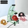 2-in-1 Green Hat Heat Press Machine W/ Timer & Temperature Control - Digital Precision,Non-Slip Base,DIY Customization for Hats