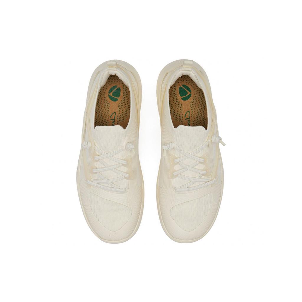 Clarks Triease Slip Fabric Comfortable Low-Top Casual Shoes Women sneaker White 261876324