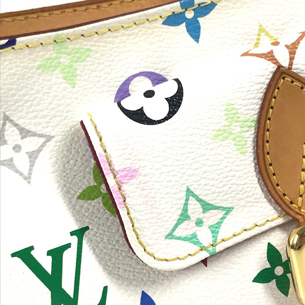 Louis Vuitton M40098 MonogramMulticolore Eliza Shoulder Bag Hand Bag Blanc White