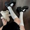 Japan Style High School Student Stockings Long Socks Solid Black White Summer Thin Woman Socks JK Costumes Girls Knee High Socks