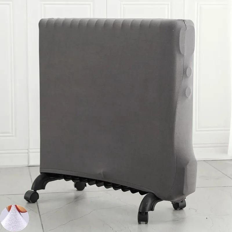Solid Color Portable Heater Radiator Dust Cover Thickened Elastic Household Oil Tin Radiator Protective Storage Dust Covers