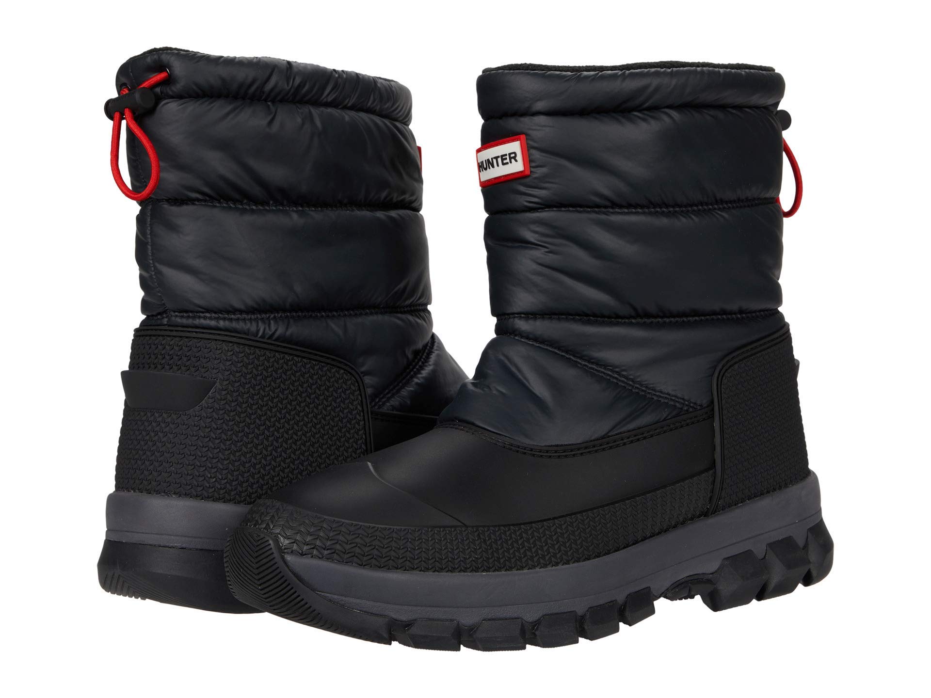 

Hunter Original Insulated Snow Short Rain Black Boots, Men s, чёрный