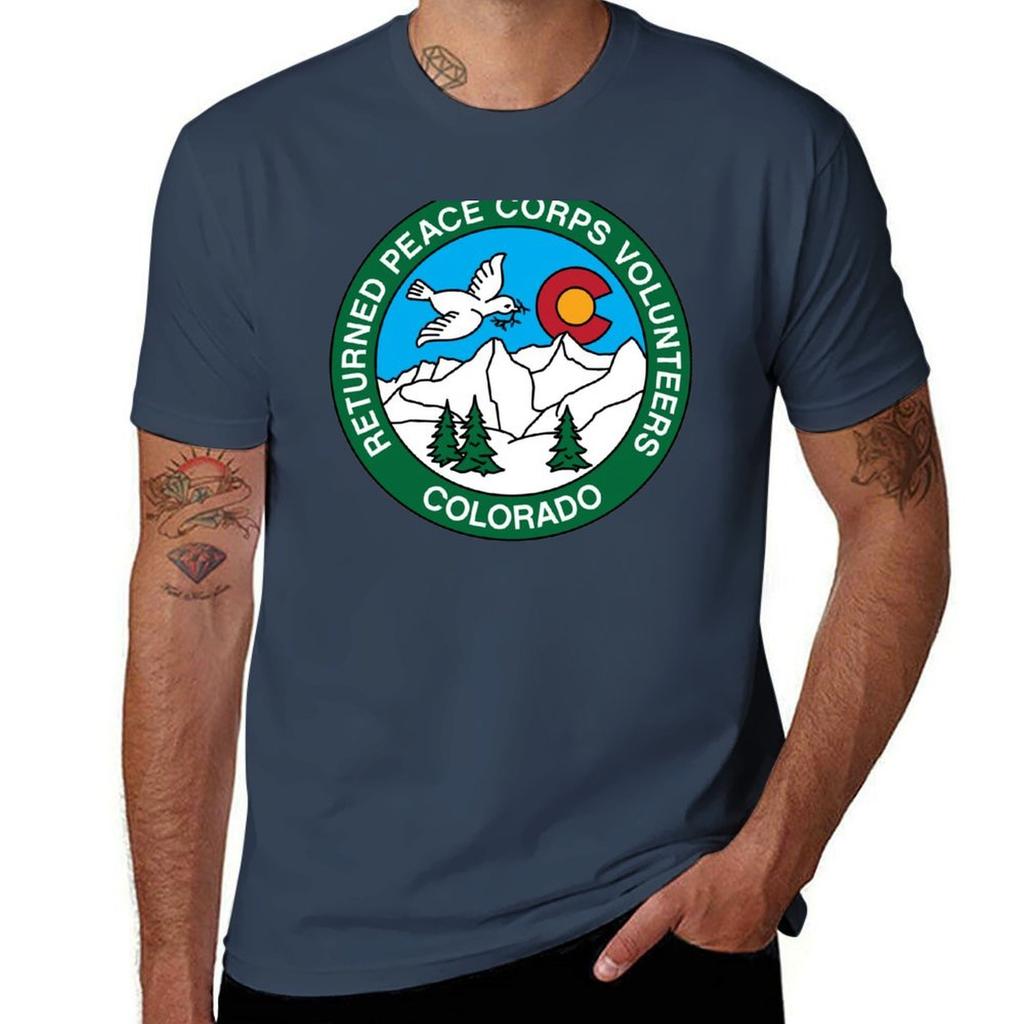Returned Peace Corps Colorado Peace Dove Tshirt Funny T Shirts Cotton Unisex T Shirt Designer Tshirt