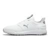 Puma Ignite Elevate Disc Fabric Leather Low Top Golf Shoes Men sneaker Silver White 376080-01