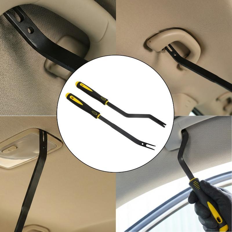 Sun Visor Assist Handle Removal Tool Set Prevents Damage Car Headliner Clips DIY Interior Panel Pry Tool Disassembly Handle
