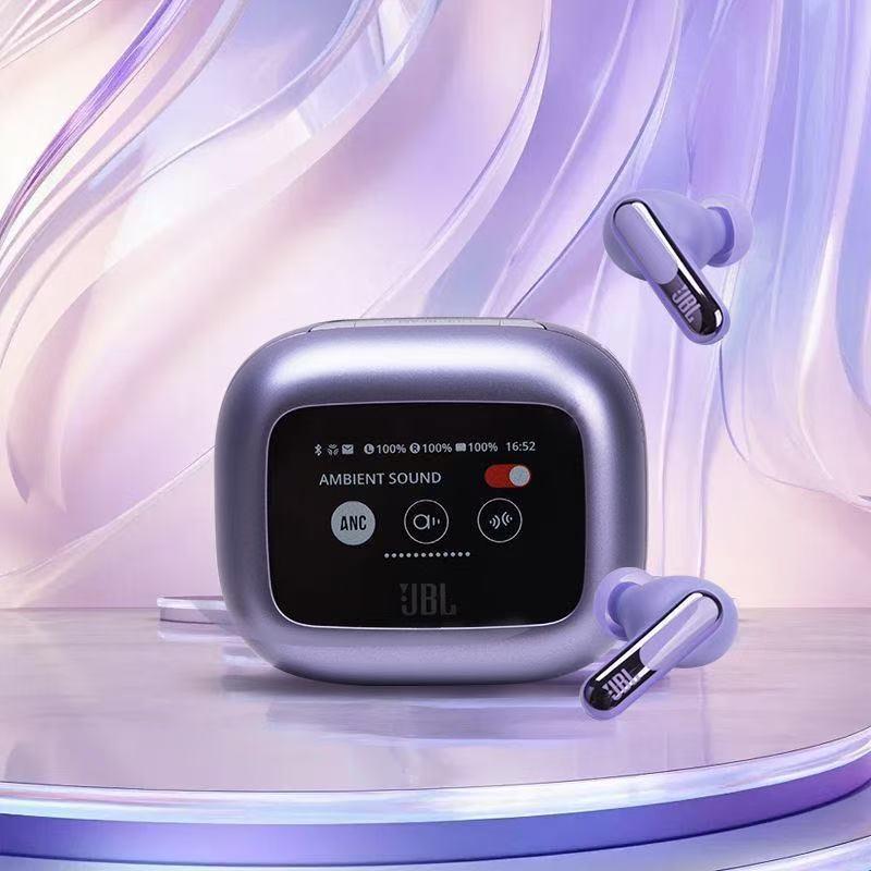 JBL LIVE BEAM3 Smart Touch Bluetooth Headset with ANC Noise Reduction, Colorful Pod V20