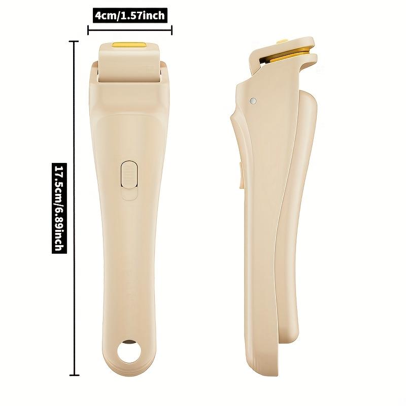 1-Pack White Heat-Resistant Non-Slip Dish Clips - Heavy-Duty ABS One-Hand Release Lever for Lifting Hot Plates, Bowls, Pots