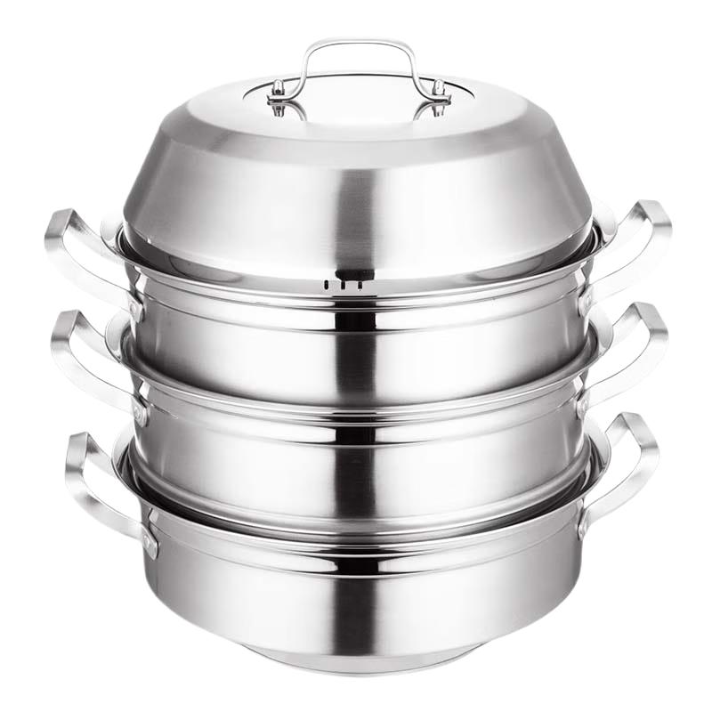 Sule Утолщенная коммерческая многоуровневая пароварка из нержавеющей стали 304