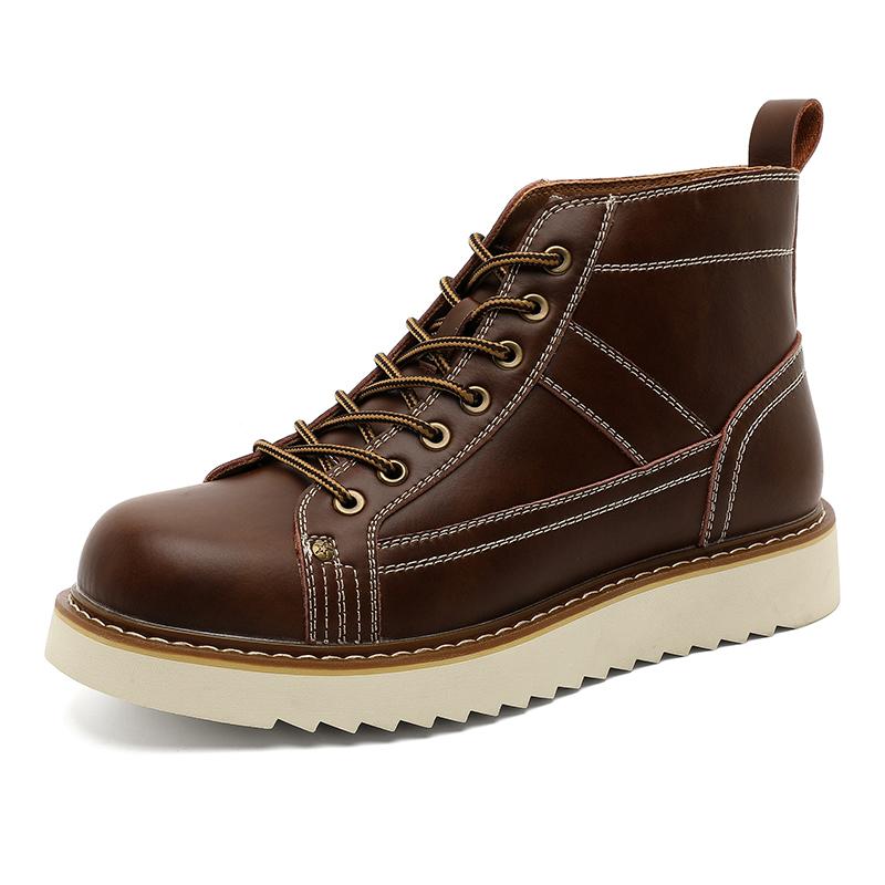 Fashion High top men's shoes Designer's luxury minimalist style Party Leisure Business Office Autumn and winter shoes outdoor Lace up