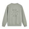 Li Ning Wade Series Letter Round Neck Comfortable Breathable Versatile Fleece Warm Loose Sports Sweatshirt Men sweatshirt Frost-Gray AWDU293-4