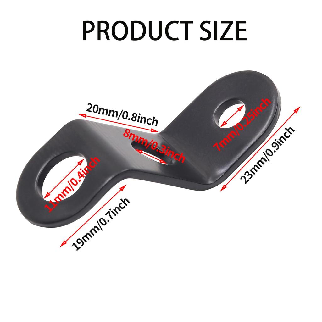 Biqng Dimljushållare, Universell Dimljus-Bromsvätskebehållare Hållare, Tillverkad av Metallmaterial, Reserv