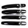 Glossy Black Door Handle Stickers for 14-20 Silverado/Sierra
