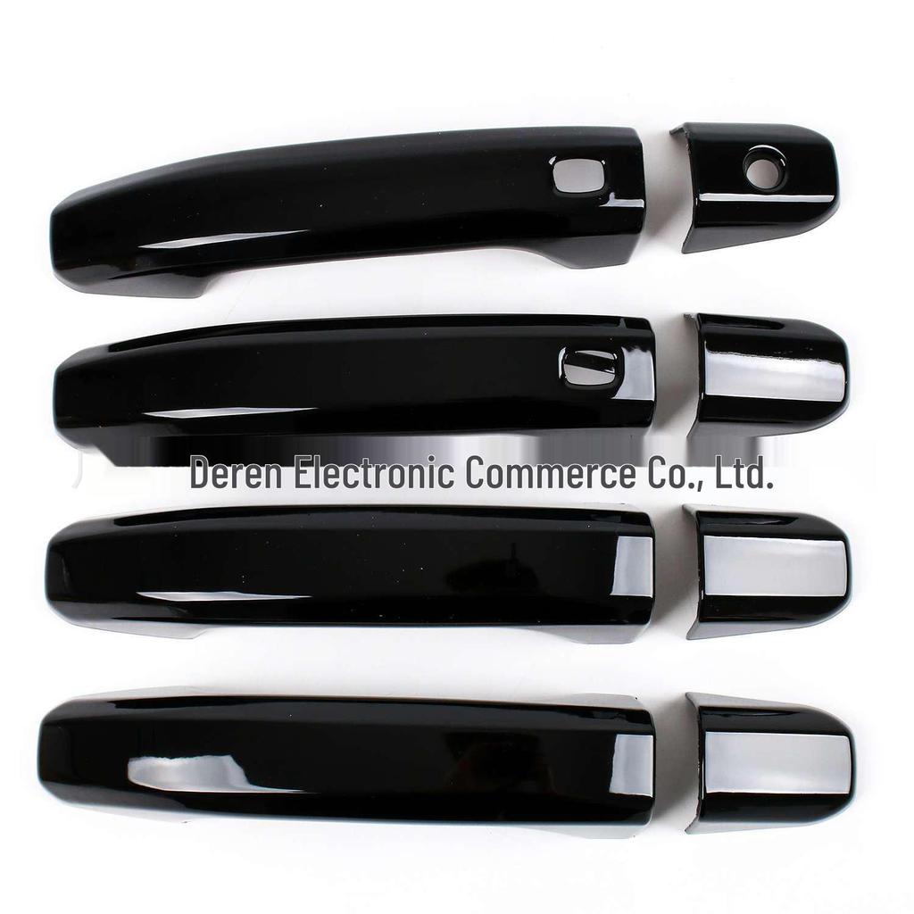 Glossy Black Door Handle Stickers for 14-20 Silverado/Sierra