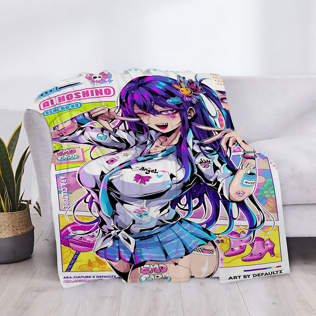 Hentai Sofa Throw Blanket Luxury Cover Fluffy Soft Blankets & Throws Knee Microfiber Anime Child Cute Home Textile Garden