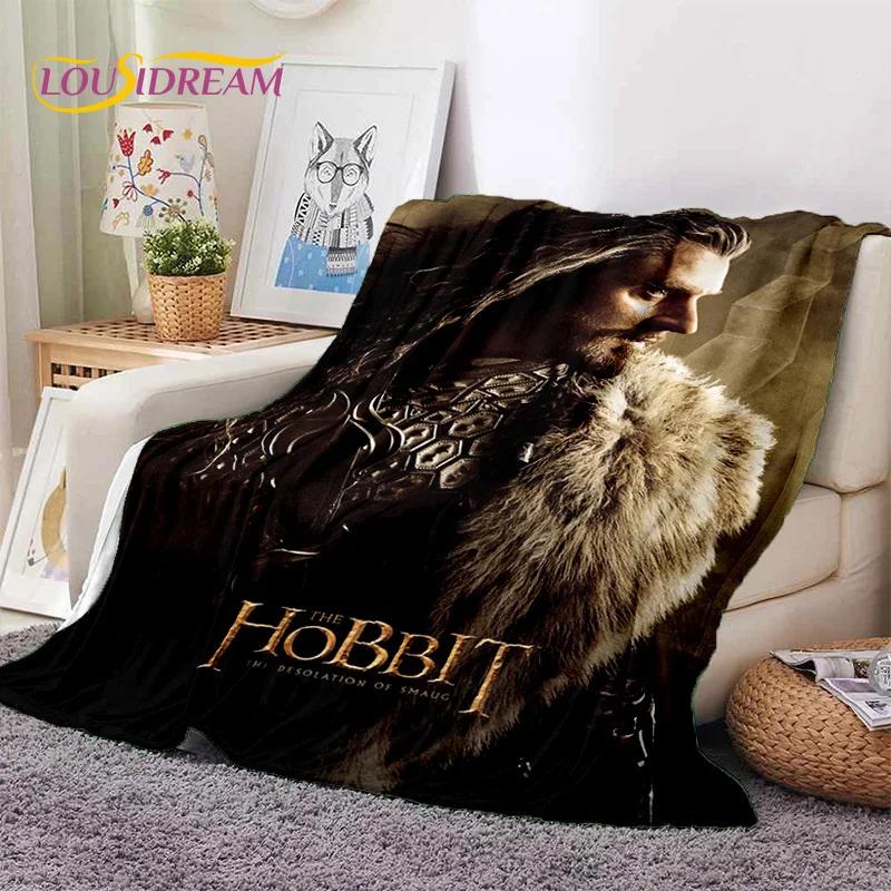 

L-Lord of The Rings H-Hobbit Movie Soft Flannel Blanket for Beds Bedroom Sofa Picnic,Throw Blanket for Outdoor Leisure Nap Gift 75x90cm( 29x35in )
