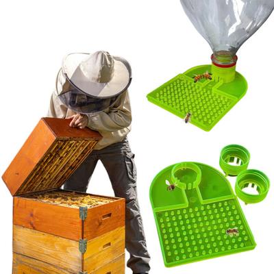 2 Pcs Bee Drinking Station Bee Feeder Compatible with Water Bottle Bee Water