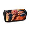 NARUTO Cartoon Pencil Box Double Layer Flip Pen Case Lightweight Stationery for Boys & Girls Ages 5-11 Kids School Daily Use