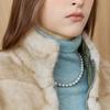 Maxza Reversible Padding Vest Panel Fake Fur Ze12qv001nh