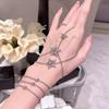 Komet Stern Halskette Damen Mode Mehrschichtige Schlüsselbein Kette Stilvolle Pullover Kette Wickelarmband