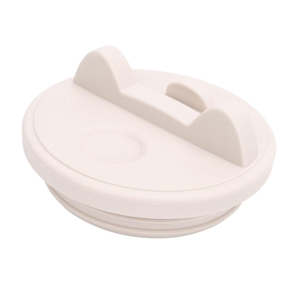 Water Cup Lid Cat Ear Shape Phone Holder Silicone Spill Proof Cover for 40oz Tumbler Cup Skin Color