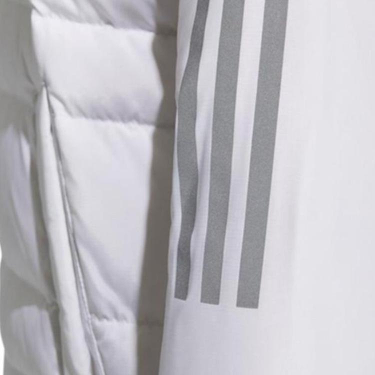 Adidas Neo Down 3-Stripes Puff Hooded Jacket Men Outerwear White H45269