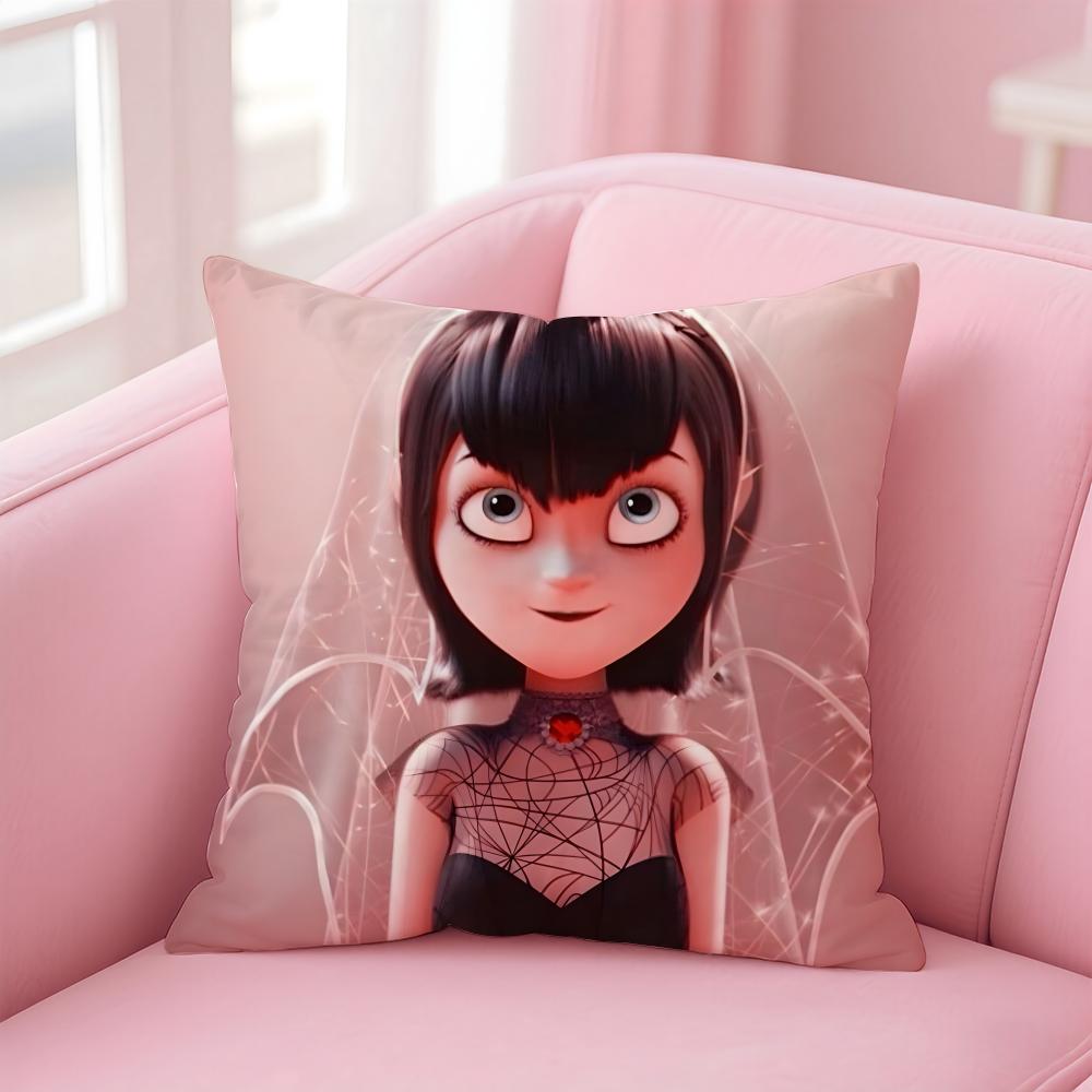 populer anime H-HotelS T-TransylvaniaS Cushion Cover Comfortable Reversible Pillow Cover Ideal for Car Sofa Bedroom & Beyond