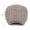 HT4815 Mens Berets Women Vintage Plaid Artist Painter Beret Hat Spring Autumn Caps Adjustable Ivy Flat Cap Male Female Beret Cap