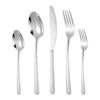 Hammered Pattern 5 Pcs Creative Cutlery Set Western Stainless Steel Knife Fork Spoon Dinnerware Set Kitchen Tableware