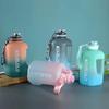 Verlaufsfarbene Wasserflasche mit großem Fassungsvermögen, auslaufsicher - Fitness- und Sportbecher, tragbares Big-Belly-Design
