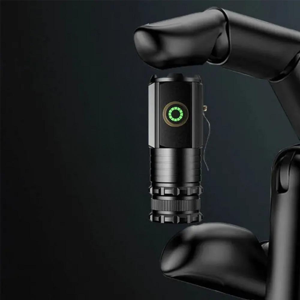 40W High Power 3 LED Mini LED Flashlight  Portable EDC Torch TYPE-C Rechargeable IP68 Camping Lantern with Tail Magnet