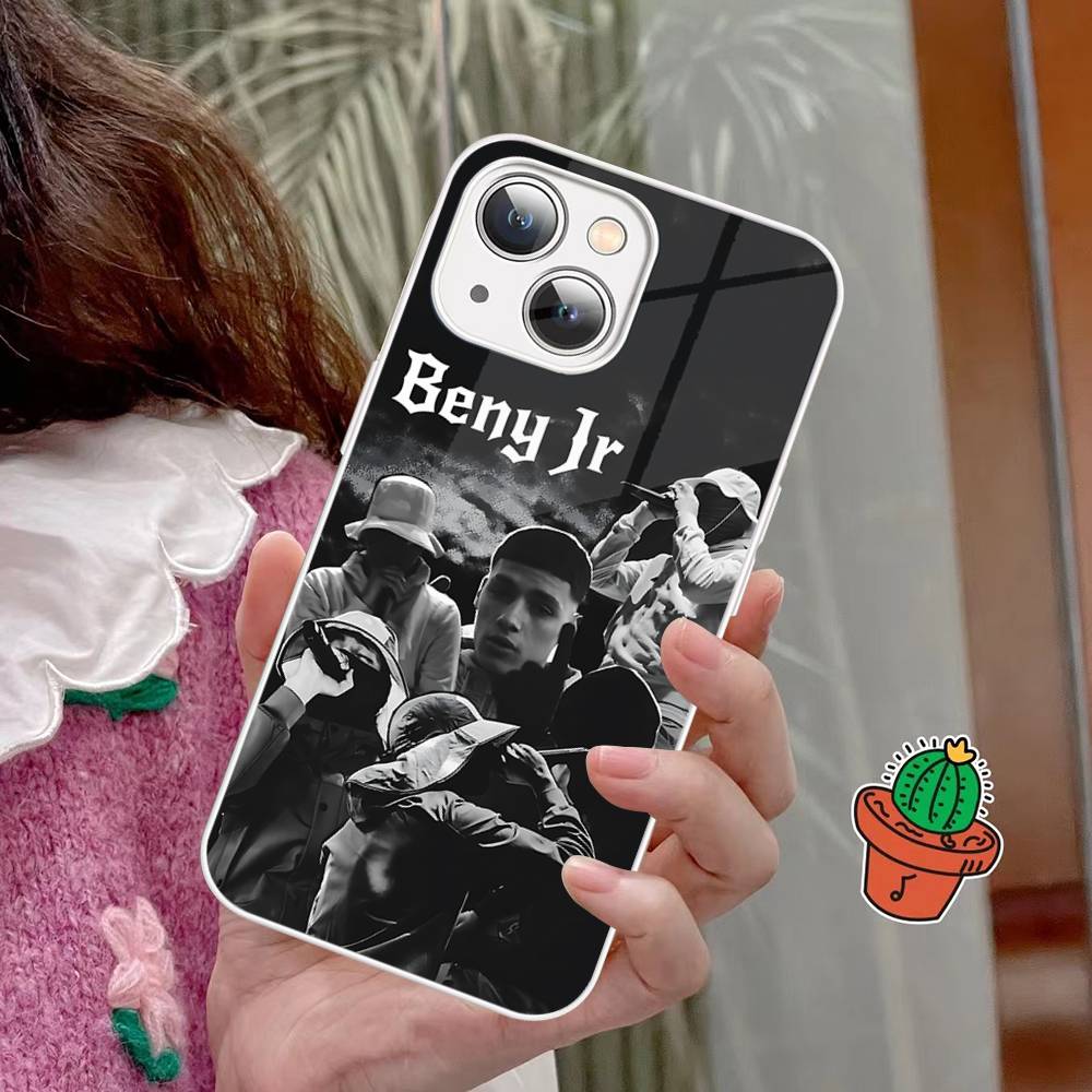 Classic Singer B-Beny J-Jr Tempered Glass For Iphone 14 13 12 11 Pro Mini XS MAX 14Plus X XS XR Fundas