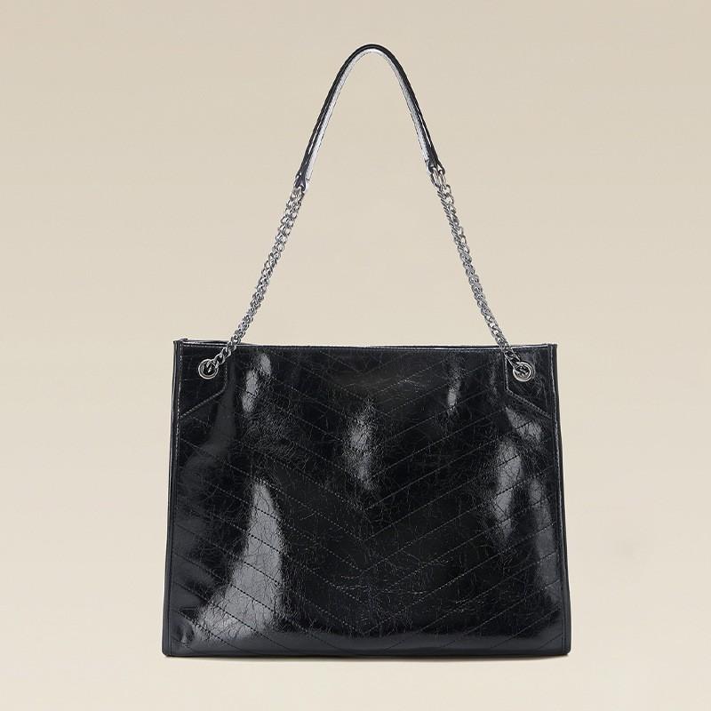 Genuine Leather Tote Bag Women Large