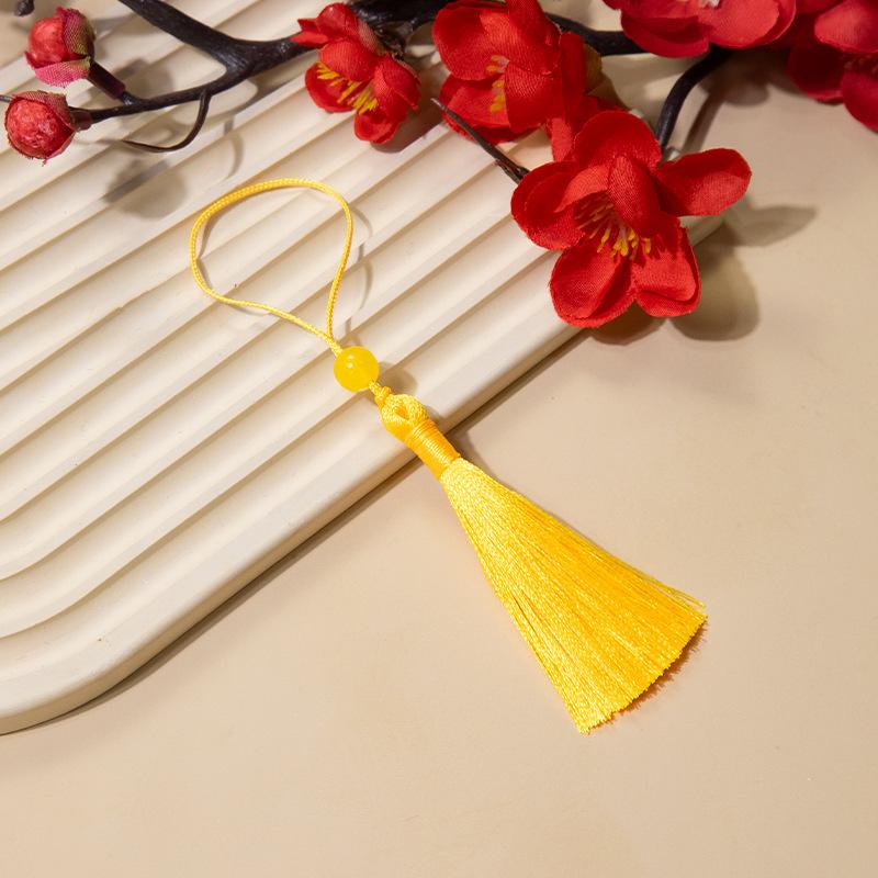 Yuxiao 7Cm Small Fringed Ear Beaded Thin Thread Bookmark Hanging Ear U Disk Sachet Sachet Pendant Fan Pendant
