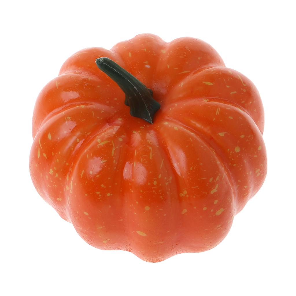 Lifelike Halloween Artificial Pumpkin Fake Fruit Vegetable Home Party Decor