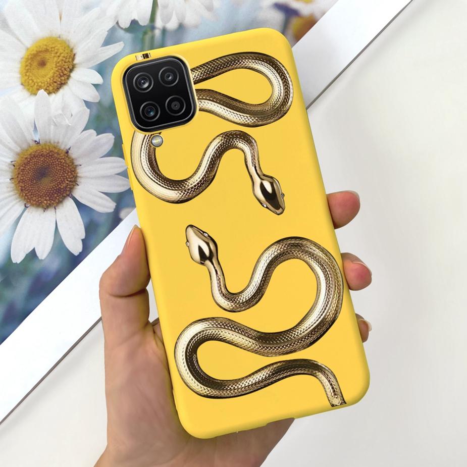 For Samsung Galaxy A12 Case M12 F12 Cute Fashion Candy Painted Back Cover Phone Case For Samsung A12 M 12 Galaxy M12 Soft Fundas