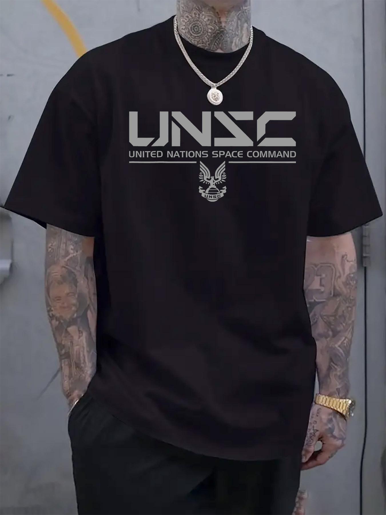 NASA Logo T-shirt - Casual Crew Neck Short Sleeve Tee with Space-Themed Print XXXL