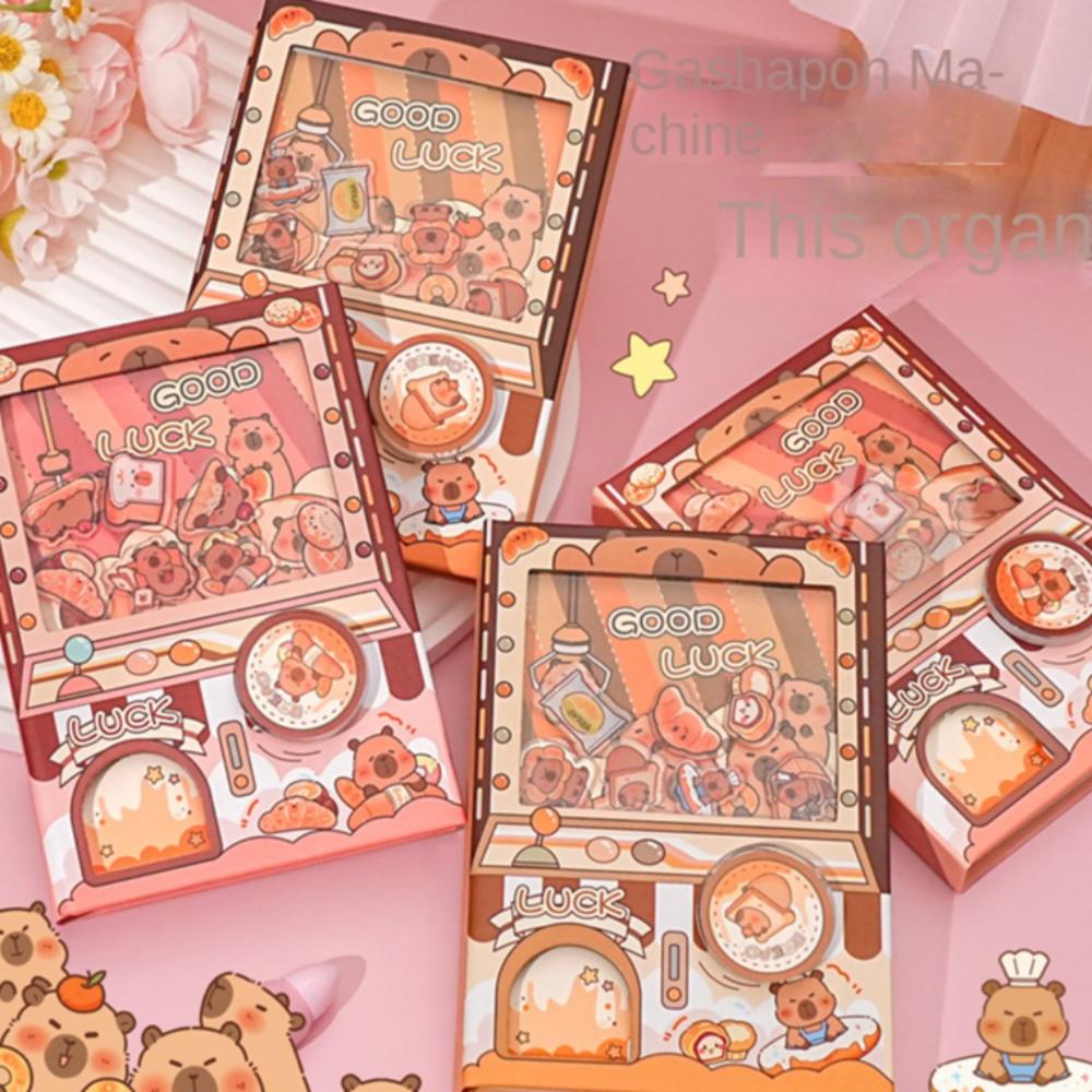 Relaxing Gashapon Mahines Notebook Shaking Square Writing Pad Creative Small Notepad  Students