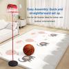 Basketball Hoop 5.91ft Height Adjustable Basketball Goal Basketball Backboard System Stand Basketball Goals Set Outdoor Indoor for Kids