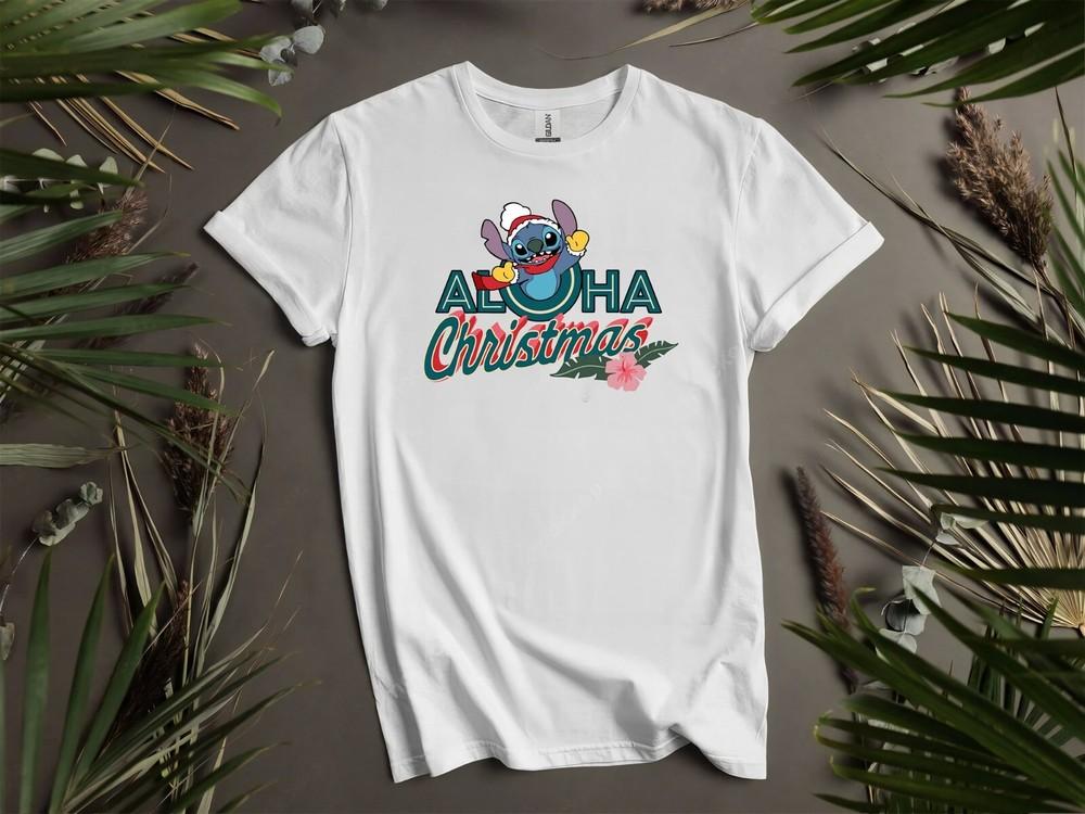 

Aloha Stitch Christmas Xmas Merry Stitchmas Hoodie Tshirt Men Women Unisex AD17 L