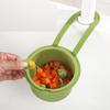 Sink Separator Minimalist Color Scheme Hanging Sink Drain Basket Food Scrap Filter Basket Kitchen Storage Kitchenware