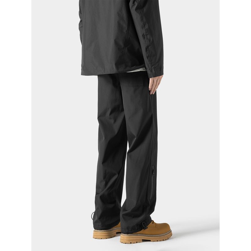 Hip-Hop Outdoor Sports Waterproof Hiking Pants for Men and Women, Winter Fleece-Lined Thickened Trendy Brand Versatile Straight-Leg Casual Long Pants