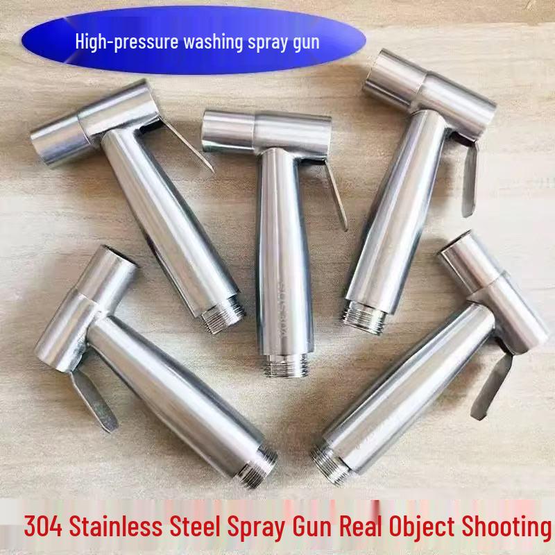 304 Stainless Steel Handheld Bidet Sprayer Booster for Toilet