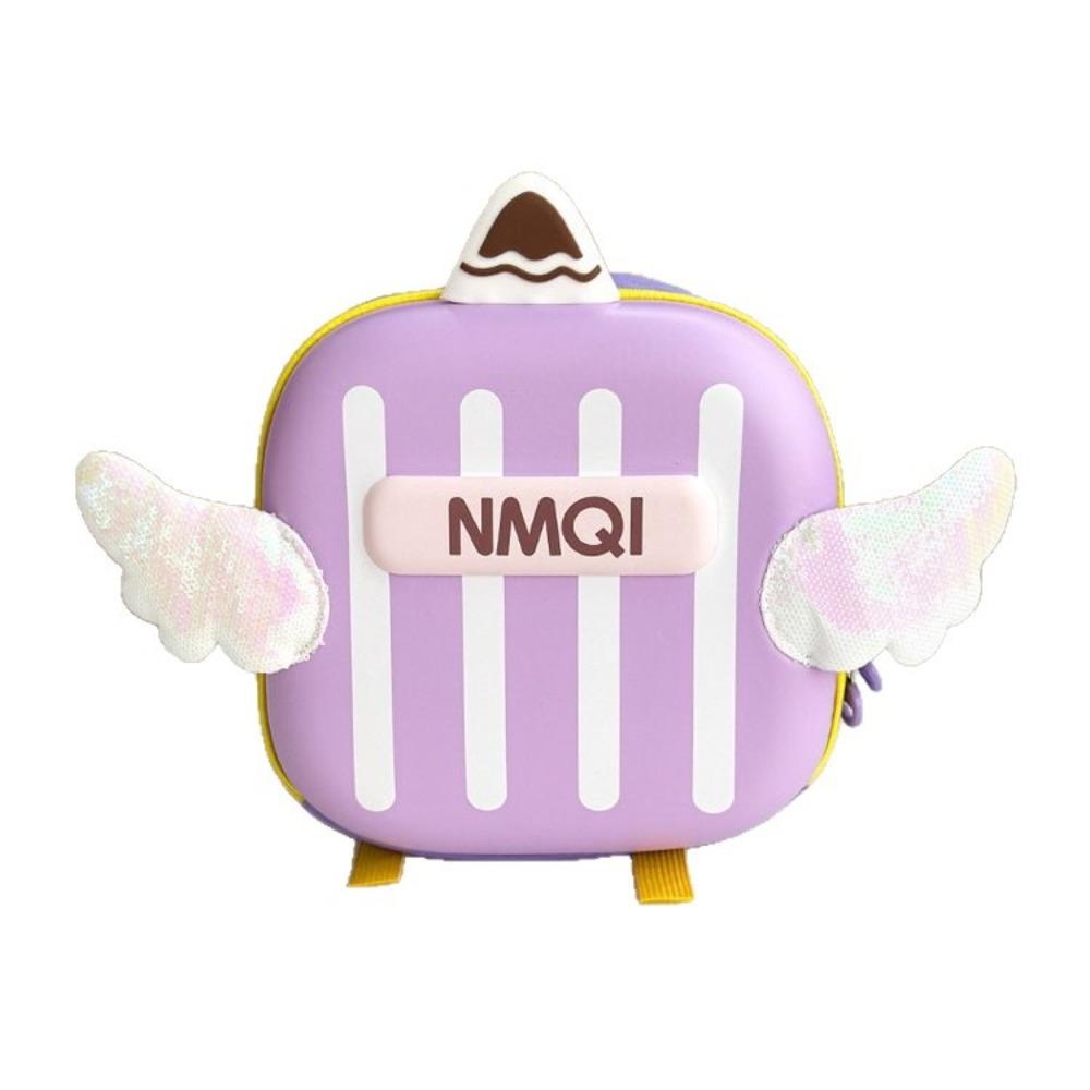 New Kindergarten Boys' and Girls' Schoolbags Cute Wings Light Eggshell Bags Korean Version Ins Cute Children's Backpacks