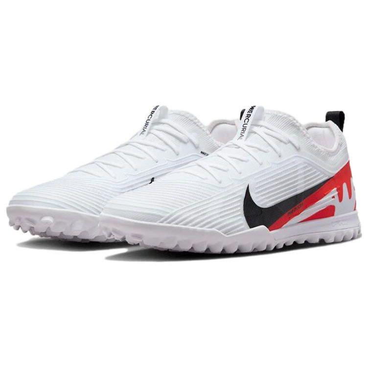 Nike Zoom Mercurial Vapor 15 Pro TF Ready Pack Men Sneakers White Bright-Crimson Black DJ5605-600