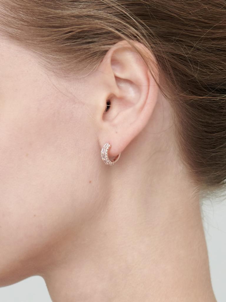 14K Shining One-Touch Earrings (Gold Filled) C24EGF119